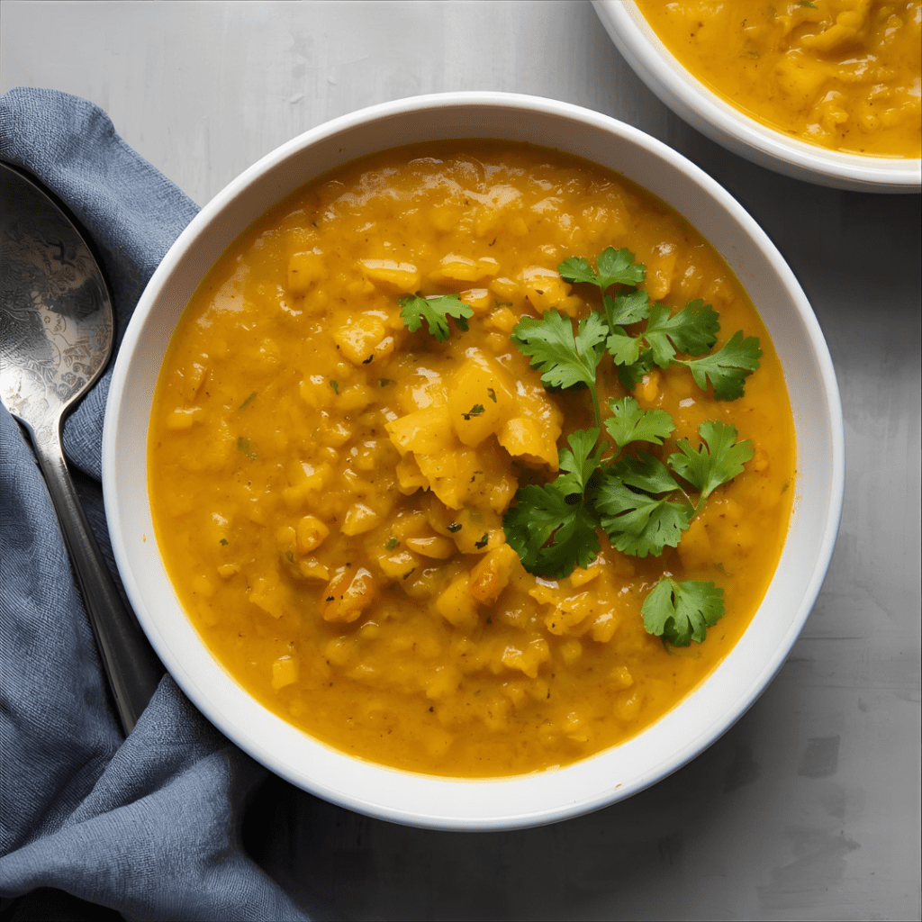 ginger lentil turmeric soup 